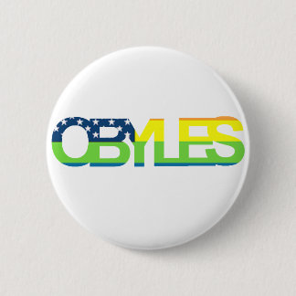 Badge Rond 5 Cm Drapeau d'arc-en-ciel d'OBYLES