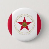 Badge Rond 5 Cm Drapeau de Birmingham, Alabama Pinback Button (Devant)