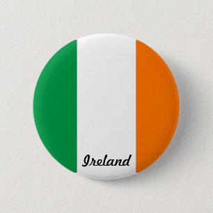 Badge Rond 5 Cm Drapeau de bouton de l'Irlande