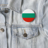 Badge Rond 5 Cm Drapeau de Bulgarie ou de Bulgarie (En situation)