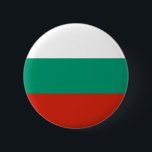 Badge Rond 5 Cm Drapeau de Bulgarie ou de Bulgarie<br><div class="desc">Drapeau de la Bulgarie Le drapeau bulgare,  adopté en 1991,  est constitué de tricolore à bandes horizontales de couleur blanche,  verte et rouge. #patriotique #drapeau #bulgarie #bulgarian</div>