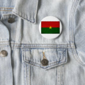 Badge Rond 5 Cm Drapeau de Burkina Faso (En situation)