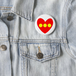 Badge Rond 5 Cm Drapeau de Christiania
