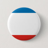 Badge Rond 5 Cm Drapeau de Crimée (Devant)