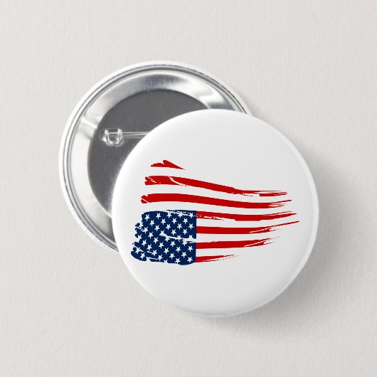 Badge Rond 5 Cm Drapeau de détresse (Devant & derrière)