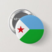 Badge Rond 5 Cm Drapeau de Djibouti (Devant & derrière)