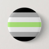 Badge Rond 5 Cm Drapeau de fierté agender (Devant)