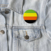 Badge Rond 5 Cm Drapeau de fierté aromantique (En situation)