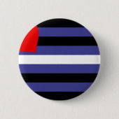 Badge Rond 5 Cm Drapeau de fierté cuir (Devant)