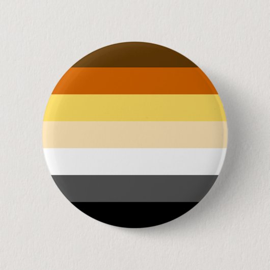 Badge Rond 5 Cm Drapeau de fierté de l'ours classique (Devant)