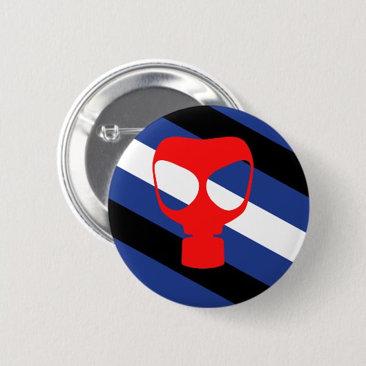 Badge Rond 5 Cm Drapeau de fierté de masque (Devant & derrière)