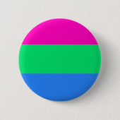 Badge Rond 5 Cm Drapeau de fierté de Polysexual (Devant)