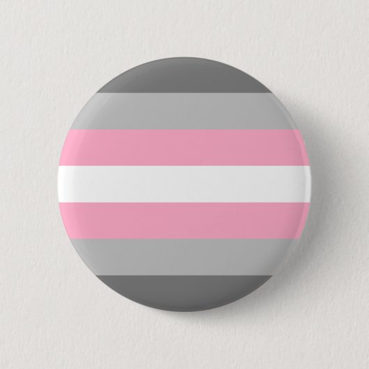 Badge Rond 5 Cm Drapeau de fierté demifille (Devant)