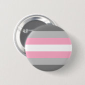 Badge Rond 5 Cm Drapeau de fierté demifille (Devant & derrière)
