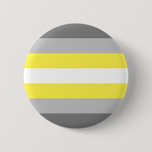 Badge Rond 5 Cm Drapeau de fierté demigender (Devant)