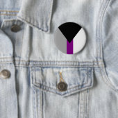 Badge Rond 5 Cm Drapeau de fierté demisexuelle (En situation)