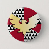Badge Rond 5 Cm Drapeau de fierté Drag (Devant)