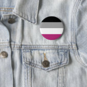 Badge Rond 5 Cm Drapeau de fierté gynéphile (En situation)