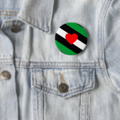 Badge Rond 5 Cm Drapeau de fierté Leather Boi (En situation)