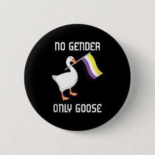 Badge Rond 5 Cm Drapeau de fierté Nonbinary Goose sans genre Fiert