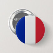 Badge Rond 5 Cm Drapeau de France (Devant & derrière)