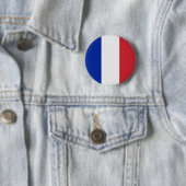 Badge Rond 5 Cm Drapeau de France (En situation)