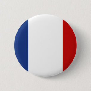 Badge Rond 5 Cm Drapeau de France