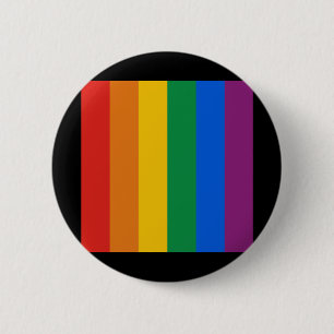 Badge Rond 5 Cm Drapeau de gay pride