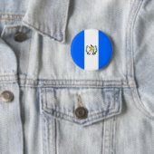 Badge Rond 5 Cm Drapeau de haute qualité du Guatemala (En situation)