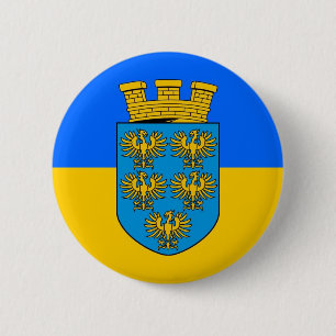 Badge Rond 5 Cm Drapeau de la Basse Autriche