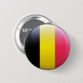 Badge Rond 5 Cm Drapeau de la Belgique (Devant & derrière)