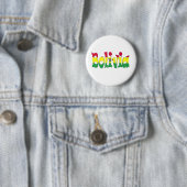 Badge Rond 5 Cm Drapeau de la Bolivie (En situation)