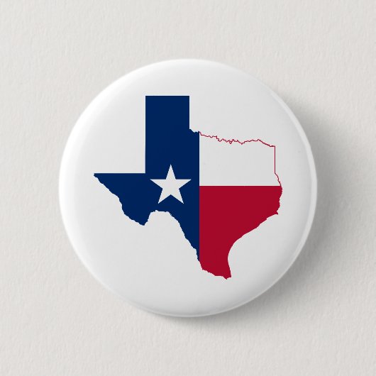 Badge Rond 5 Cm drapeau de la carte du Texas (Devant)