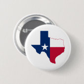 Badge Rond 5 Cm drapeau de la carte du Texas (Devant & derrière)
