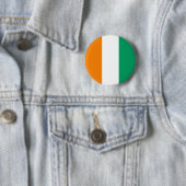 Badge Rond 5 Cm Drapeau de la Côte d'Ivoire (En situation)