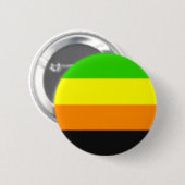 Badge Rond 5 Cm Drapeau de la Fierté Aromantique (Devant & derrière)