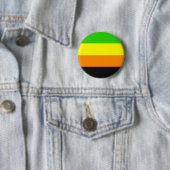 Badge Rond 5 Cm Drapeau de la Fierté Aromantique (En situation)