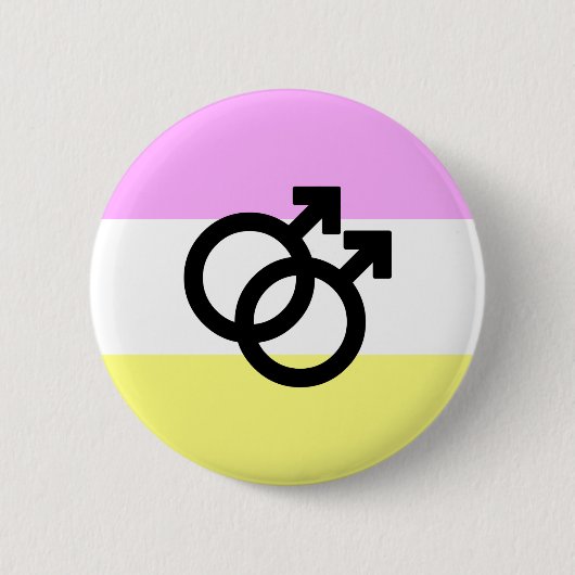 Badge Rond 5 Cm Drapeau de la fierté de Twink (Devant)