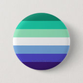 Badge Rond 5 Cm Drapeau de la fierté gay trans-inclusive de Slippe (Devant)