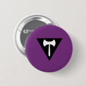 Badge Rond 5 Cm Drapeau de la fierté lesbienne (Devant & derrière)
