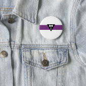 Badge Rond 5 Cm Drapeau de la fierté lesbienne (En situation)