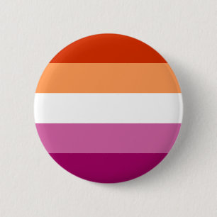 Badge Rond 5 Cm Drapeau de la fierté lesbienne