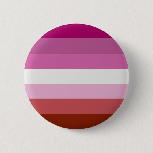 Badge Rond 5 Cm Drapeau de la fierté lesbienne (Devant)