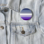 Badge Rond 5 Cm Drapeau de la fierté lesbienne (Bouton) (En situation)