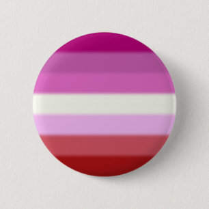 Badge Rond 5 Cm Drapeau de la Fierté lesbienne tombée