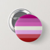 Badge Rond 5 Cm Drapeau de la Fierté lesbienne tombée (Devant & derrière)