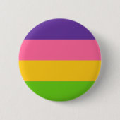 Badge Rond 5 Cm Drapeau de la fierté sapphique (Devant)