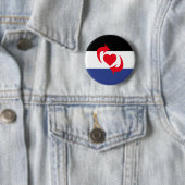 Badge Rond 5 Cm Drapeau de la fierté Switch (En situation)