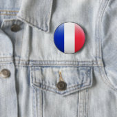 Badge Rond 5 Cm Drapeau de la France (En situation)