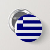 Badge Rond 5 Cm Drapeau de la Grèce (Devant & derrière)